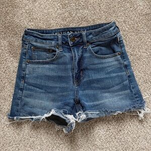 America Eagle denim stretch jean shorts